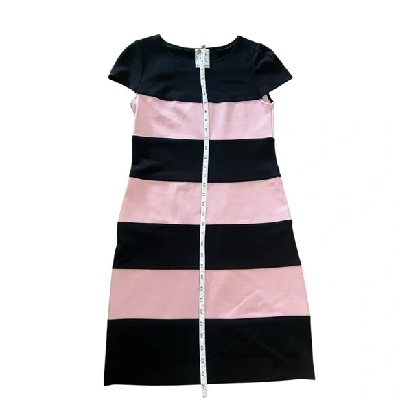 Yoana Baraschi | Black and Pink Striped Dress for Women Size Small - Picture 14 of 16